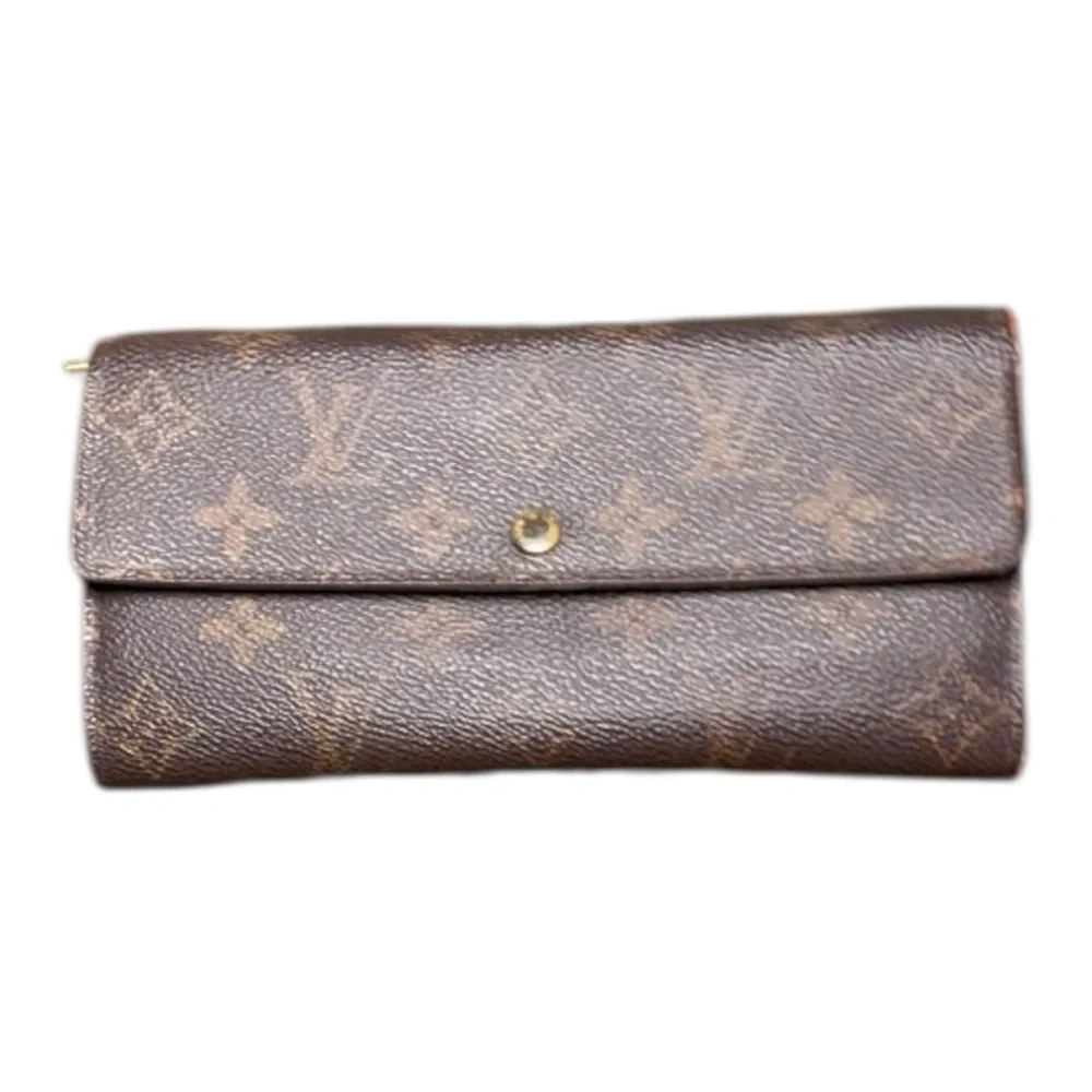 Louis Vuitton Sarah Wallet Monogram Canvas Brown